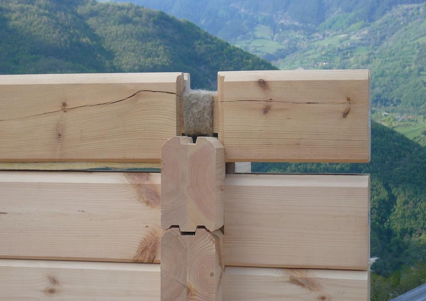 Edifici in legno con sistema Blockhouse